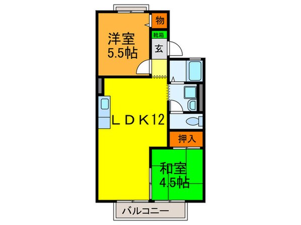 シャトレコ－トＢの物件間取画像